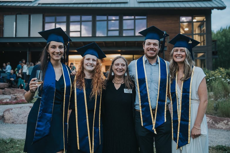 Celebrating graduation with the Foley Graduate Fellowship Class of 2022