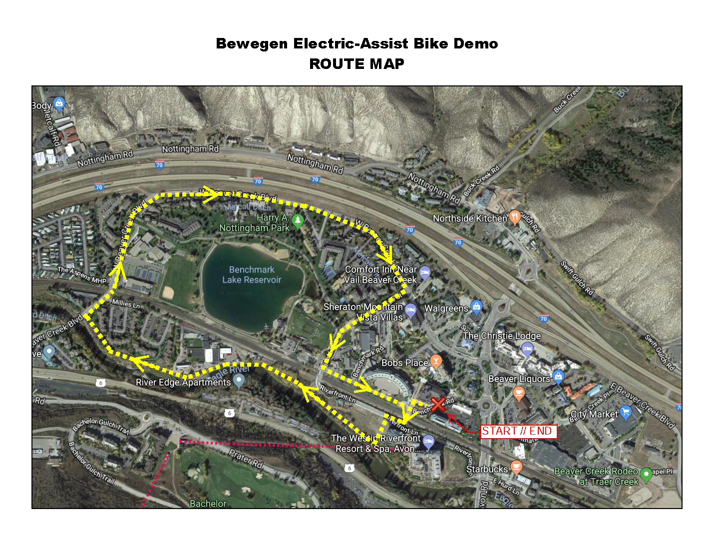 Bewegen EBike Demo Route