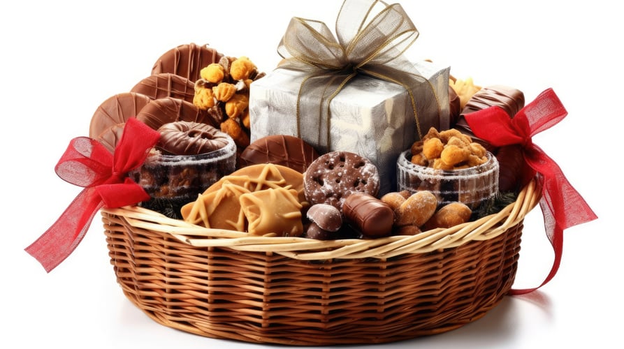 Holiday Themed Snack Gift Basket