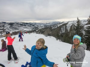 Snowshoe trail Avon Colorado Avon Overlook