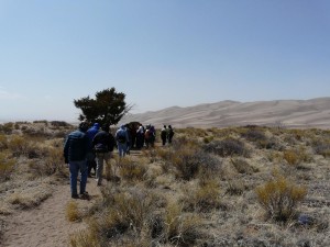 Walking Mountains Group Ventures on to the Dunes