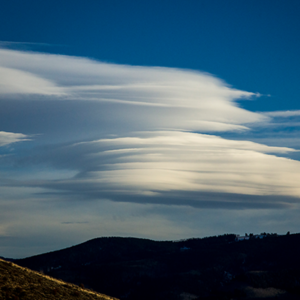 Lenticular Clounds in Colorado Mountains