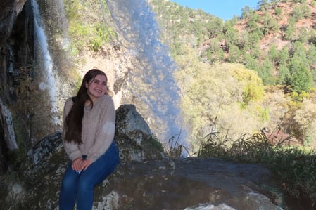 Picture at Rifle Falls State Park