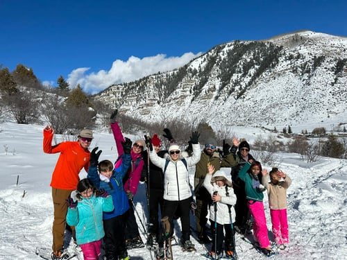 Snowshoeing Group Picture