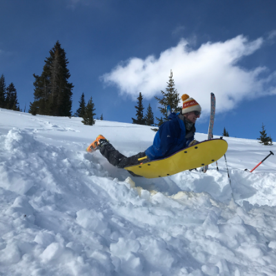 sledding snow colorado