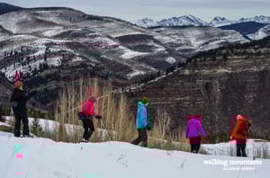 Snowshoe Hike Meadow Mountain Minturn Vail Colorado